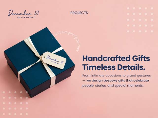 December 31 – Handcrafted Gifts website preview