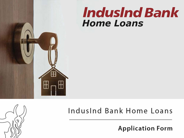 IndusInd Bank Home Loan Application HTML form preview